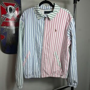 Polo Ralph Lauren Bayport Striped Oxford Jacket Large